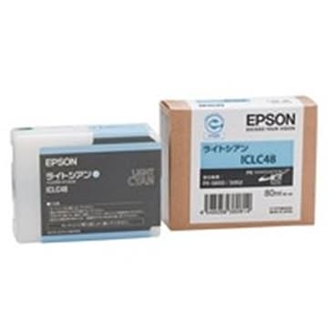 (業務用5セット) EPSON エプソン インクカートリッジ 純正 ICLC48 ライトシアン