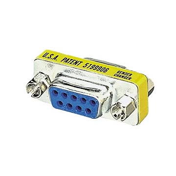 まとめエレコム 超小型アダプタD-Sub9pinメス AD-D9FF 1個×5セット