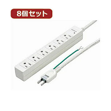 YAZAWA 8個セット3Pマグネットタップ Y02JKP605WHX8 管理No. 4560352864027