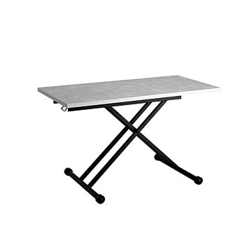 昇降 テーブル センターテーブル 120cm 昇降テーブル リビングテーブル デスク 無段階 高さ調節 ガス圧 おしゃれ 白 北欧 ナチュラル 韓国風 モダン 耐熱