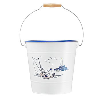 ムーミン バケツ 10L ムールラ muurla セーラーホワイト muulra 800-1000-01 
