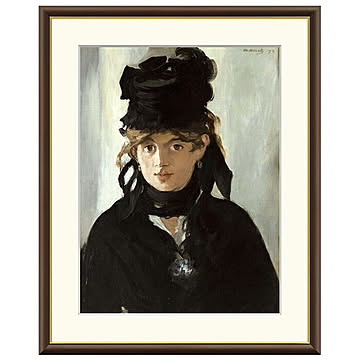 額絵 すみれの花束をつけたベルト・モリゾ エドゥアール・マネ 42x34cm 三幸