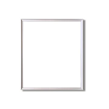 デッサン額縁/フレーム 【半切サイズ 545×424mm】 シルバー 壁掛けひも付き 化粧箱入り 5003