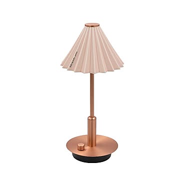 ORIGAMI LAMPポータブル コッパー マットピンク  テーブルランプ おしゃれ 充電式 LED 北欧 コッパー レトロ テーブルライト かわいい 卓上ラ