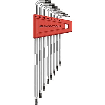 PB SWISS TOOLS ローレット入L型ヘクスローブレンチセット（パッケージ無し） 3411H／6-25