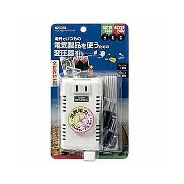 YAZAWA 海外旅行用変圧器130V240V210W HTDC130240V21075W 管理No. 4966307114412