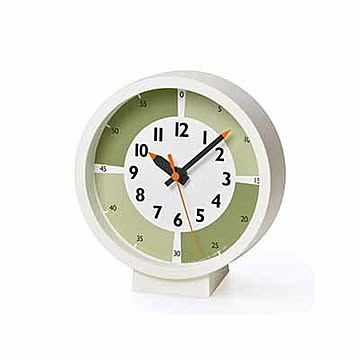 Lemnos レムノス fun pun clock with color! for table ふんぷんくろっく ウィズ カラー フォア テーブル YD18-05 知育時計 置掛兼用 掛時計 置時計