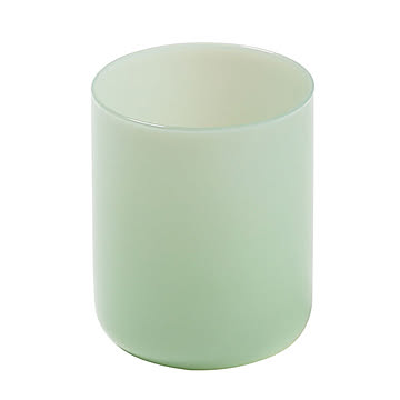 ideaco イデアコ milk glass HAKU medium / 2pcs ミルクガラス ハク ミディアム 2個セット 食器 アメリカ ヴィンテージ インテリア コップ スタッキング 薄口