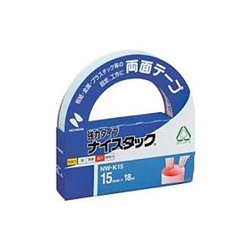 (業務用100セット) ニチバン 両面テープ ナイスタック 【強力タイプ/15mm×長さ18m】 NW-K15