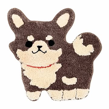 ファンディットアニマル ミニラグ 玄関マット