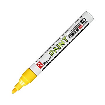 （まとめ） 寺西化学 油性マーカーペイントマーカーSR No.550 中字 黄 MSR550-T5 1本 ×30セット