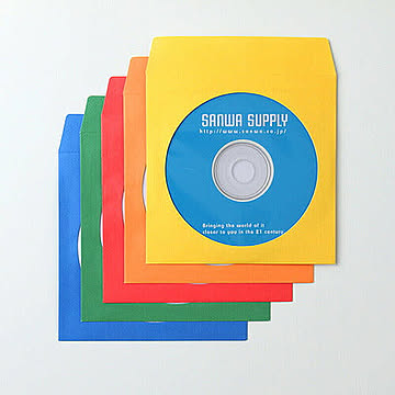 サンワサプライ DVD・CDペーパースリーブケース FCD-PS100MXN 管理No. 4969887312858