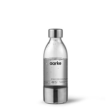 AARKE Carbonator 本体専用ミニペットボトル クリア／スチールシルバー 最大容量450ml