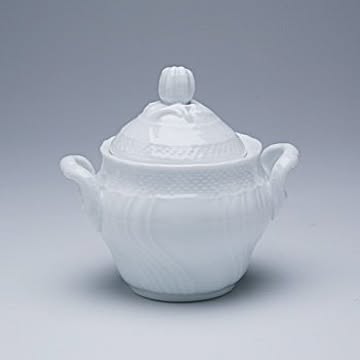 リチャードジノリ　ベッキオホワイト　シュガーポット(M)200cc　02-4236　洋食器　白磁　イタリア