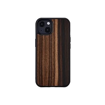 ikins 天然木ケース for iPhone 13 Ebony I21226i13