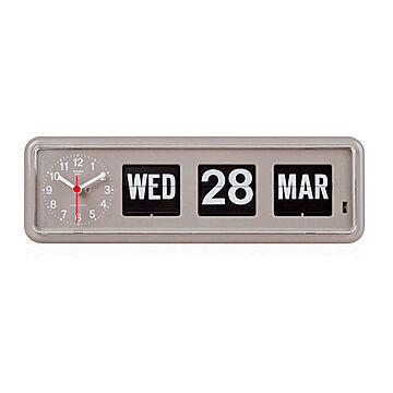 【CREPHA/クレファー】トゥエンコ　置き・掛け兼用 パタパタカレンダー時計　BQ-38　