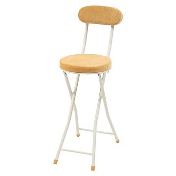 東谷 ハイチェア ロンダ PC-35 幅30x奥行48.5x高さ87cm イエロー