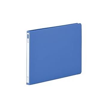 （まとめ）LIHITLAB スナッチファイル F-537 A4E 藍【×10セット】