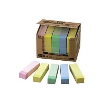 （まとめ） ニチバン ポイントメモ(R) ビジネスパック ふせんタイプ FB-6KP パステルライン（黄 青 桃 緑） 20個入 【×5セット】