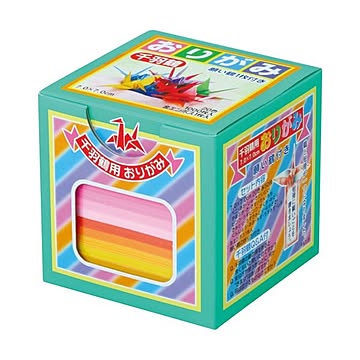 まとめ トーヨー 千羽鶴用 おりがみ 7×7cm22色 002003 1個1002枚 ×10セット
