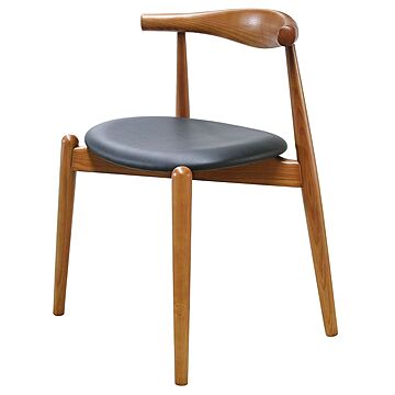 Arc Chair（アークチェア） 木製 エルボーレスト（肘置き）付き ダイニングチェア | 北米産ホワイトアッシュ材使用 北欧 ナチュラル ブラウン 木 肘掛 アームレスト シンプル 茶色 おしゃれ