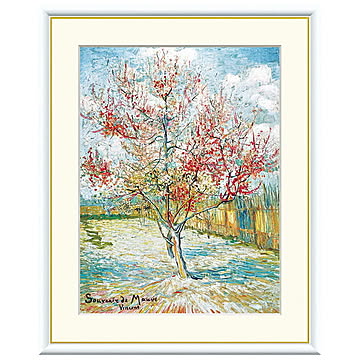 額絵 花ざかりの桃の木 フィンセント・ファン・ゴッホ 52x42cm 三幸