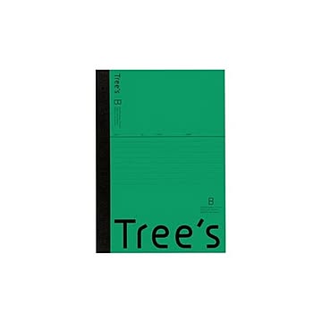 （まとめ）キョクトウ・アソシエイツ Trees A5 B罫 30枚 グリーン【×50セット】