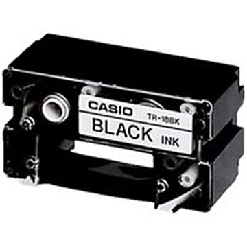 （まとめ）カシオ CASIO CR-Rプリンターリボン TR-18BK 黒 ×7セット