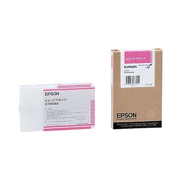 (まとめ) エプソン EPSON PX-P／K3インクカートリッジ ビビッドマゼンタ 110ml ICVM36A 1個  【×10セット】