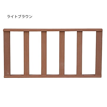 ストレートフェンス 完成品 人工木ウッドデッキ エコフィール専用 PWDE-ST 幅900x奥行50x高さ450mm 住まいスタイル