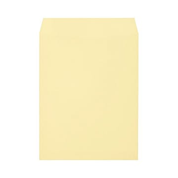 (まとめ) キングコーポレーション ソフトカラー封筒 角3 100g／m2 クリーム K3S100C 1パック（100枚）  【×10セット】