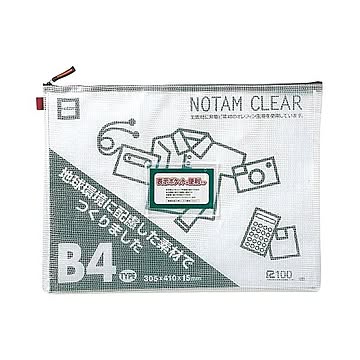（まとめ） サクラクレパス ノータムクリアー B4 レッド UNC-B4#19×10セット