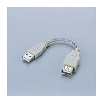 （まとめ）エレコム USB2.0スイングケーブル USB-SEA01【×5セット】
