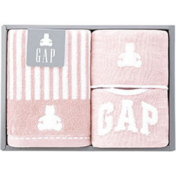 GAP ベビーフェイスタオル ミニハンカチ スタイ ピンク