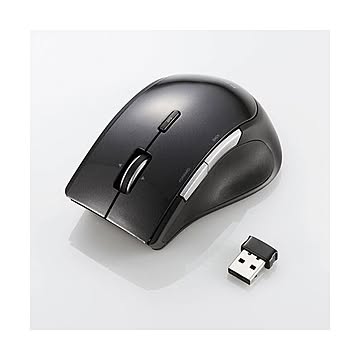 ELECOM（エレコム） ワイヤレスBlueLEDマウス M-BL22DBBK