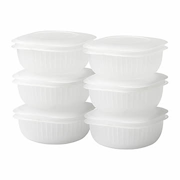 like-it ライクイット 蒸気であたためる冷凍ごはん容器（6個組）LBK-21 6P / 食洗器対応 電子レンジ対応 容器 冷凍 冷蔵 保存 冷凍ご飯 蒸し器 蒸し調理 水切り ザル付き 日本製