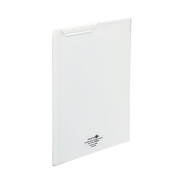 （まとめ）リヒトラブ AQUA DROPsクリップファイル A4 乳白 F-5067-1 1枚 【×10セット】