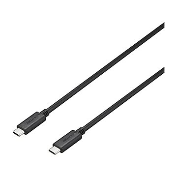 バッファロー（サプライ） USB3.2 Gen2 C-C PD5A対応ケーブル 0.5m ブラック BU3CC5P05BK