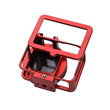 エツミ GoPro HERO7対応 アクションメタルプロテクターカバー レッド VE-2223