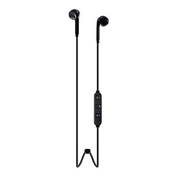 bluetooth イヤホン カナル型 ブラック [リモコン・マイク対応 /ワイヤレス(左右コード アクセス AH-BT59 BK 管理No. 4984199556974