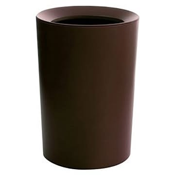 ルクレール 12個セット ゴミ箱 ブラウン サイズ約直径22.2cm 容量約6.7L 日本製