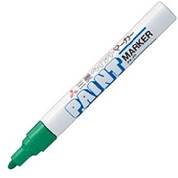(業務用20セット) 三菱鉛筆 油性ペン/ペイントマーカー 中字/丸芯 不透明性インク PX-20.6 緑