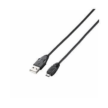 (まとめ)エレコム MicroUSB(AMicroB)ケーブル GM-U2CAMB10BK×5セット
