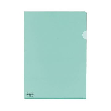 （まとめ）コクヨ クリヤーホルダースーパークリヤー10(テン) A4 エメラルドグリーン フ-TC750N-3 1パック(5枚) 【×20セット】