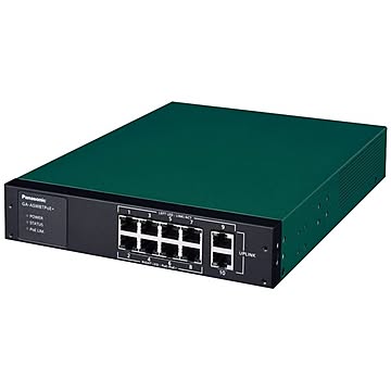 パナソニックLSネットワークス PoE給電スイッチングハブ GA-ASW8TPoE+ PN25087K