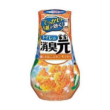 （まとめ）小林製薬 トイレの消臭元癒しをはこぶキンモクセイ 400ml 1セット（3個）【×10セット】