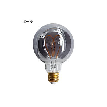 LED電球 デコレーション電球 CURVE カーブ 幅64x奥行64x高さ146mm TIC