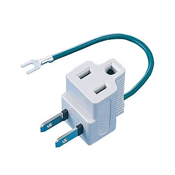 まとめ サンワサプライ 3P-2P変換アダプタ3P・1個口 TAP-AD3LT 1個 ×30セット