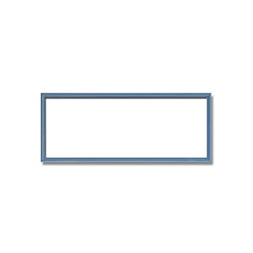 【長方形額】木製額 縦横兼用額 カラー4色展開 ■カラー長方形額（450×200mm）ブルー