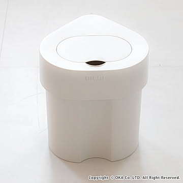 オカ fill+fit ビッグ コーナーポット ホワイト